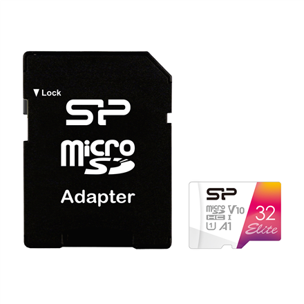 Silicon Power microSDHC UHS-I Memory Card SP032GBSTHBV1V20SP