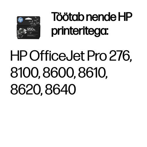 HP 950XL Black Officejet Ink Cartridge — pilt 2