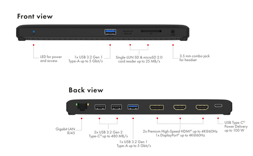 ICY BOX IB-DK2116-C Multi-Docking St — pilt 3