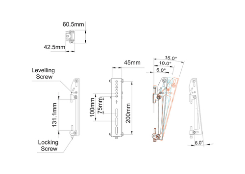 MB Pro Series - Tilt Arms 200mm — pilt 2