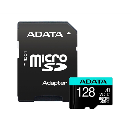 ADATA 128GB Micro SDXC UHS-I U3 V30S +Ad