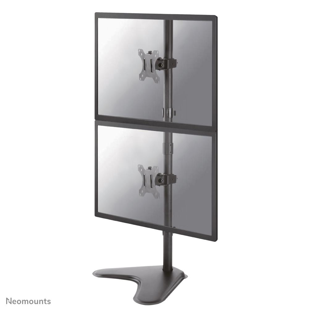 NEOMOUNTS onTop Dual-Deskstand 10-32 blk