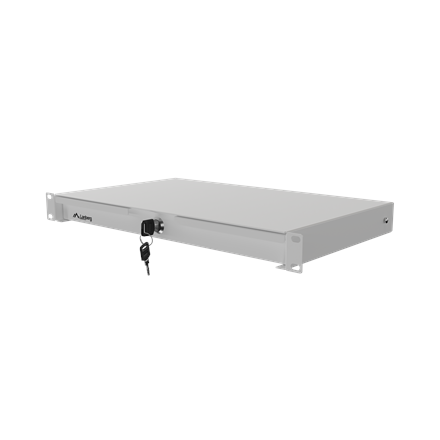 Lanberg 19" Drawer 1U/483x270 mm max load capacity up to 30 kg assembly, Grey | Lanberg