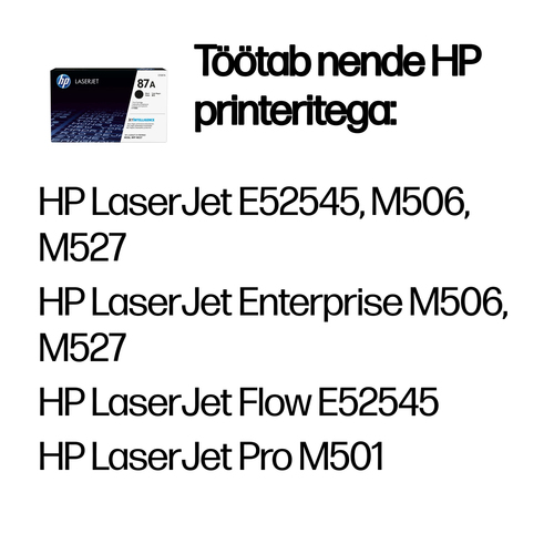 HP 87A Original Toner Cartridge black — pilt 2