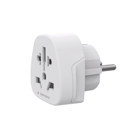 Gembird Gembird World to EU power adapter plug, 15 A A-AC-EUMINTF