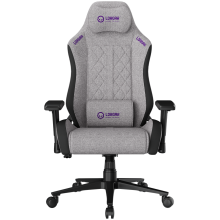 LORGAR CHA41, Ergonomic Gaming Chair Advanced, premium anti-stain fabric, Grey