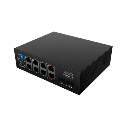 LANBERG Switch POE 4xBT 4xAT 2xSFP DIN