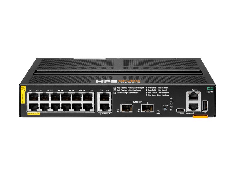 HPE Aruba 6200F 12G CL4 2G/2SFP+ (EN) — pilt 4