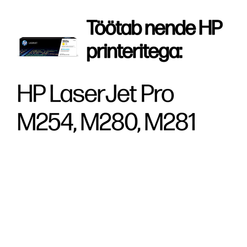HP 203X Original Yellow LaserJet Toner — pilt 2