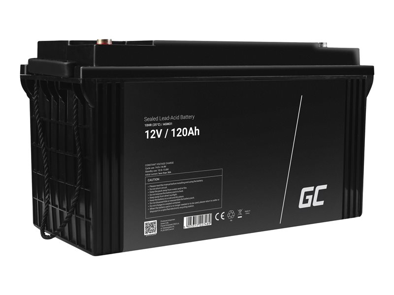 GREEN CELL Battery AGM 12V 120Ah — pilt 3