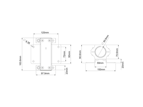 MB Pro Series Pole Clamp — pilt 8