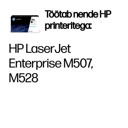 HP 89A Black LaserJet Toner Cartridge — pilt 2
