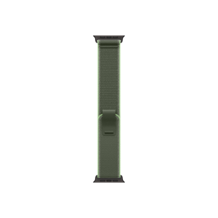 Apple 49mm Green/Neon Trail Loop - S/M - Black Titanium Finish | Apple