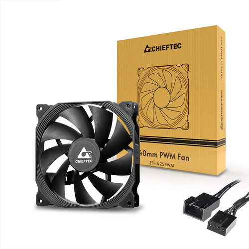 CHIEFTEC 140mm PWM fan with 4PIN PWM — pilt 5
