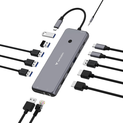 VERBATIM USB-C Pro Multiport Hub 13 Port