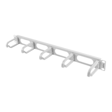 Lanberg Lanberg 19" cable management panel 5 rings - type B 1U AK-1205-S