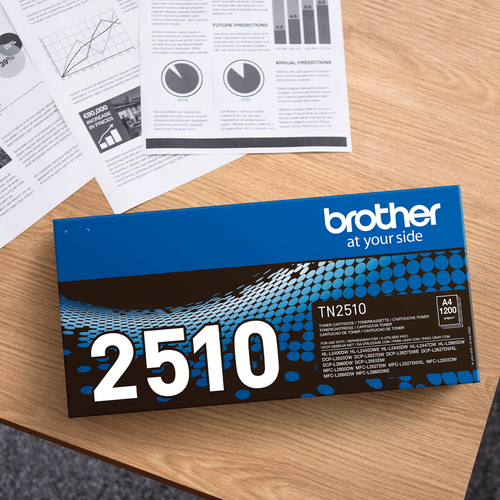 BROTHER TN2510 Black Toner Cartridge — pilt 2
