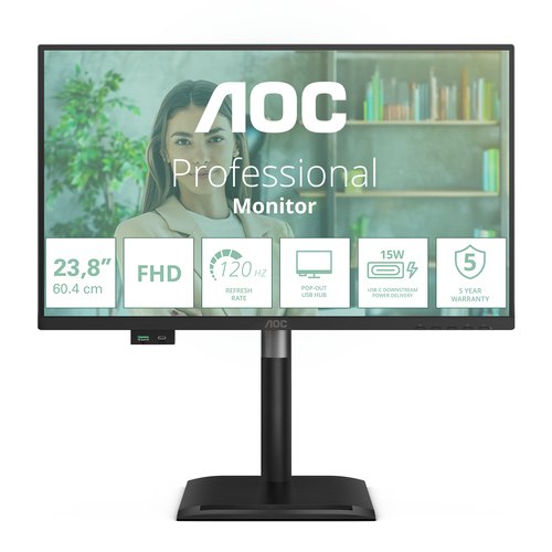 AOC 24P4U 23.8inch FHD IPS 120Hz 4ms — pilt 2
