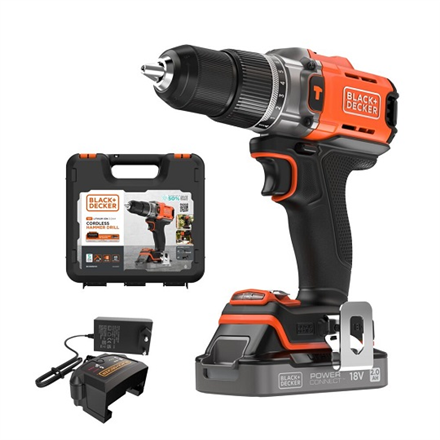 BLACK & DECKER Cordless Drill Driver BCD383D1XK-QW