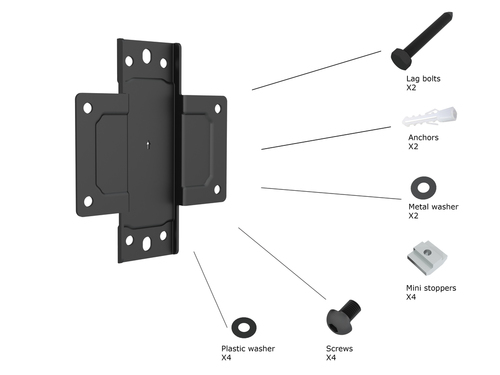 MB Pro Series - Wallmount Plate Small — pilt 7