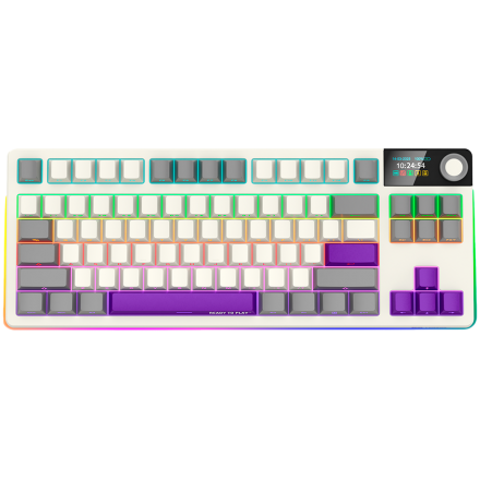 LORGAR KBP70TKLW, Wireless TKL Mechanical Gaming Keyboard Pro, Beige, EN layout