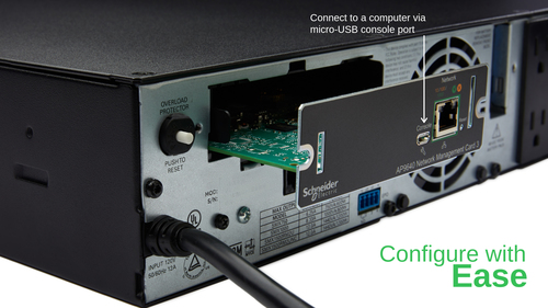 Schneider Electric Device monitoring and control, network management cards, NMC3, secure remote UPS monitoring and control | AP9640 — pilt 2