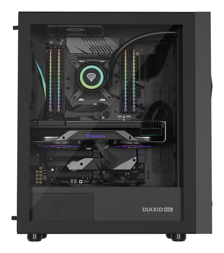 NATEC Genesis PC Case Diaxid 605F black — pilt 15