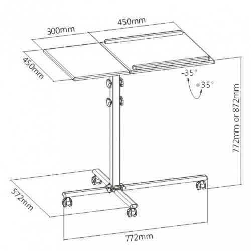 TECHLY 101485 Techly Universal projector — pilt 3