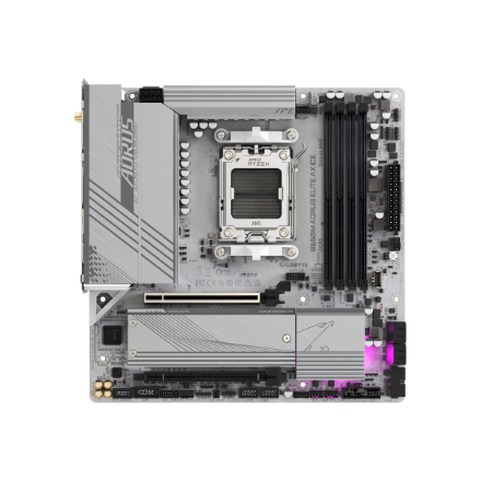 Gigabyte Processor family AMD B650M A ELITE AX ICE