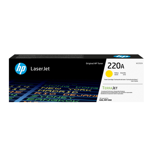 HP 220A Yellow Original LaserJet Toner
