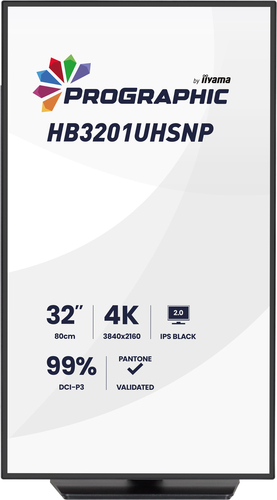 IIYAMA HB3201UHSNP-B1 32inch IPS BLACK — pilt 2