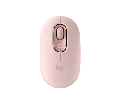 LOGI POP Mouse with emoji - ROSE