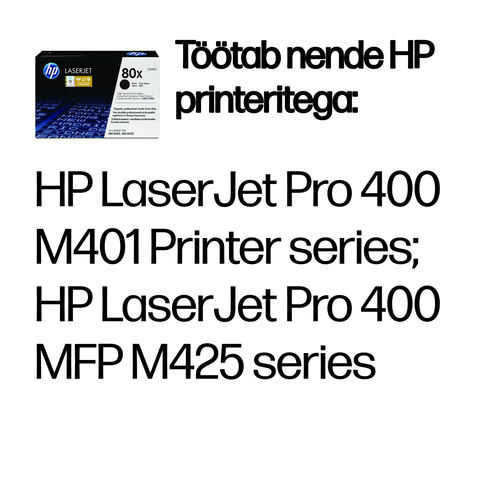 HP Toner 80X black  HV — pilt 2