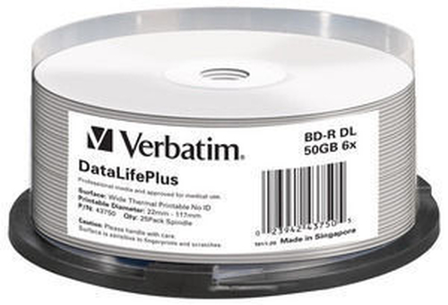 VERBATIM 43750 BluRay BD-R DL Verbatim