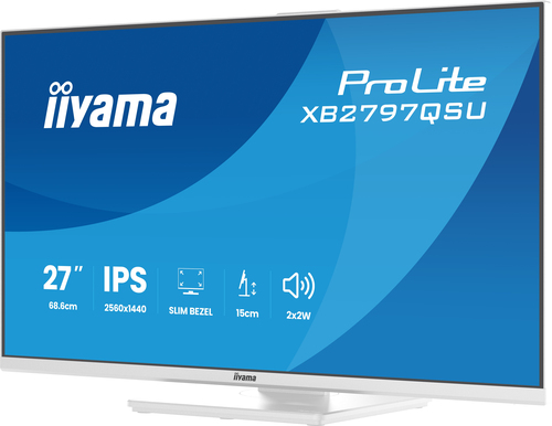 IIYAMA XB2797QSU-W1 27inch WHITE IPS — pilt 12