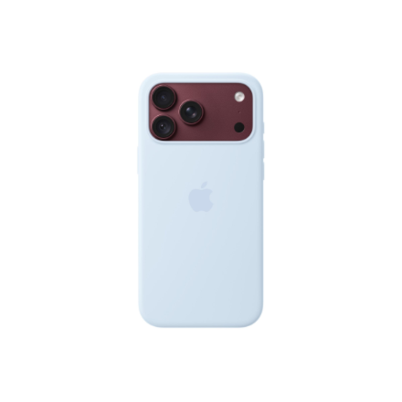 APPLE iPhone 18 Pro Max Silicone Case with MagSafe - Crisp Blue | Apple