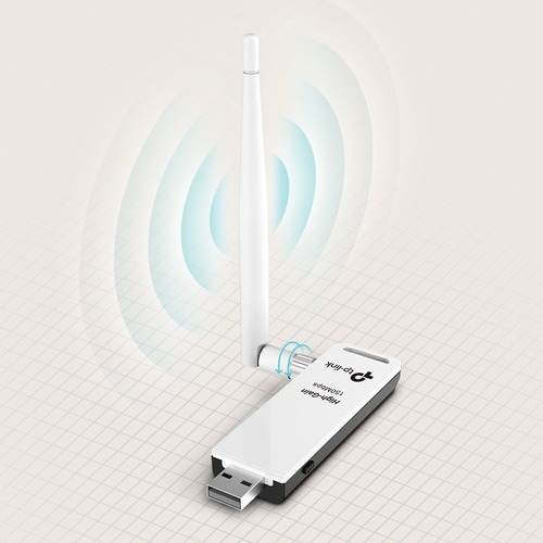 TP-LINK USB 2.0 Adapter TL-WN722N — pilt 4