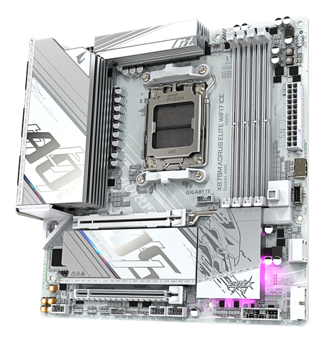 GIGABYTE X870M A ELITE WF7 ICE AM5 — pilt 3
