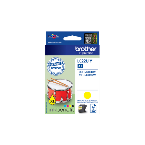 BROTHER LC22UY Ink yellow 1200pages — pilt 3