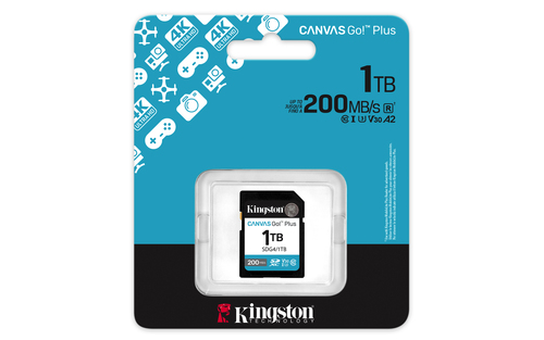 KINGSTON 1TB SDXC Canvas Go Plus Gen4 — pilt 3