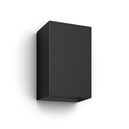 Philips Hue Philips Hue WCA Resonate Outdoor Wall Lantern, Black 8718696174388