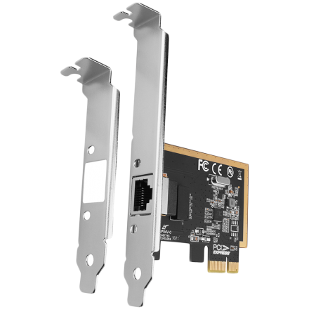 NET CARD PCIE 1GBE 1PORT/SP&LP PCEE-GRF AXAGON