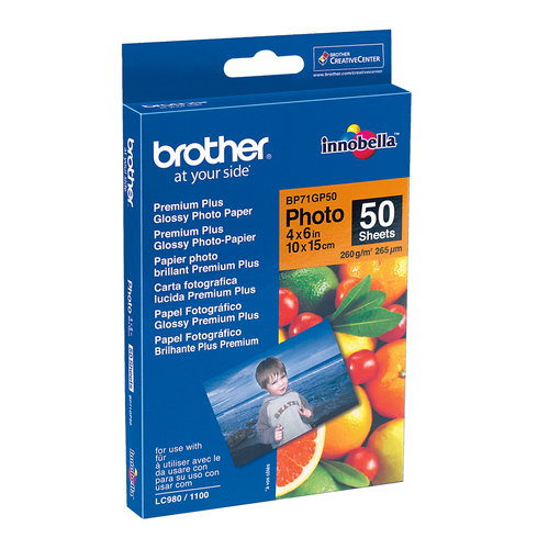 BROTHER BP71GP50 photo paper A6 50BL