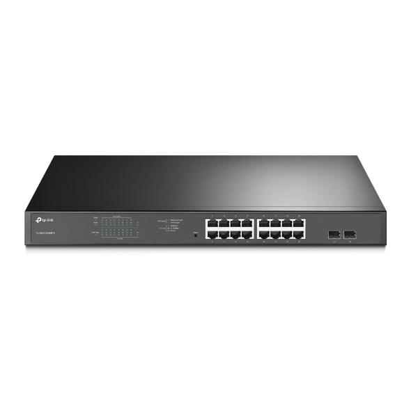 TP-LINK JetStream 16-Port Gigabit Easy Smart PoE/PoE+ Switch TL-SG1218MPE