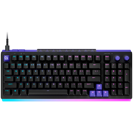 LOGITECH G512 X 98 Wired Gaming Keyboard - BLACK - US INT'L - USB - EMEA28i - 935 - TACTILE