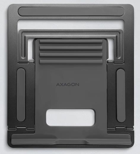 Axagon STND-L NOTEBOOK STANDAluminum stand for 10“ – 16“ notebooks. Four adjustable positions.