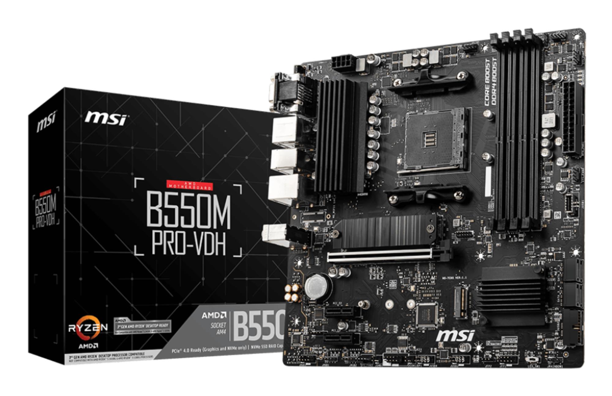 MSI AMD B550 B550MPRO-VDH