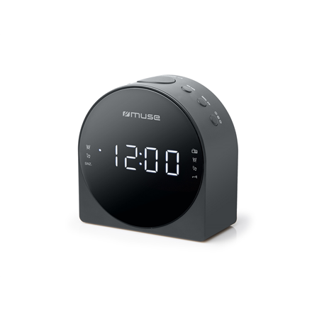 Muse Dual Alarm Clock radio PLL M-185CR
