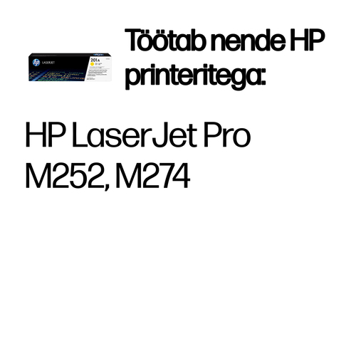 HP 201A Tonercartridge yellow — pilt 2