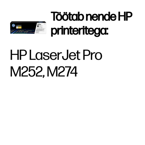 HP 201X Tonercartridge black — pilt 2